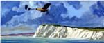 Louis Bleriot Crossing the English Channel art by Ferdinando Tacconi