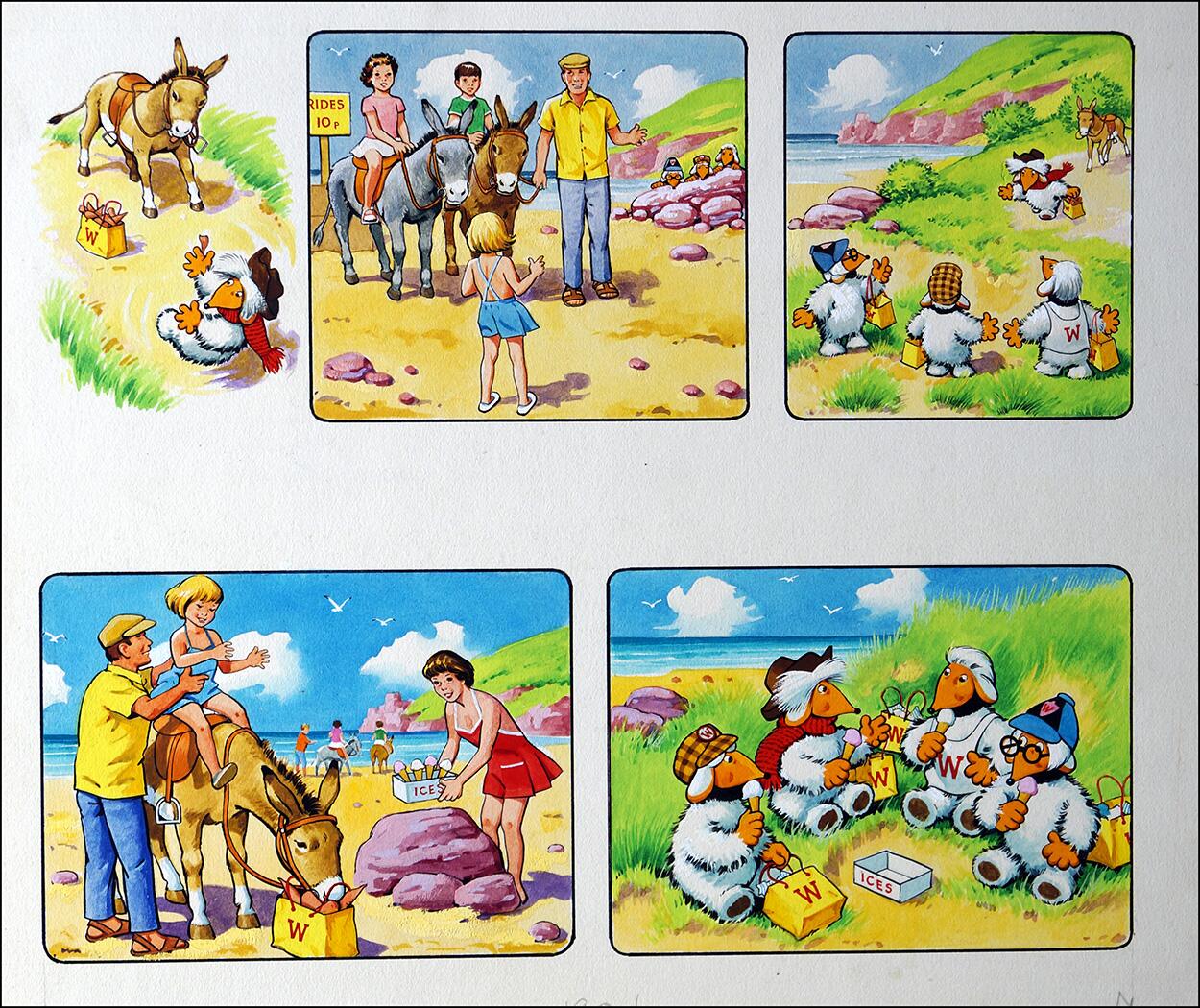 The Wombles - Seaside Shenanigans art by Jesus Blasco