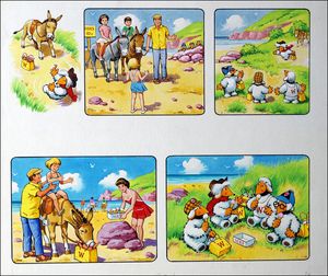 The Wombles - Seaside Shenanigans art by Jesus Blasco