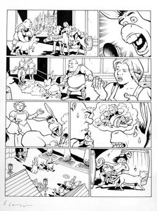 Shrek page 2 art by Bambos (Georgiou)