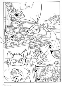 Tom and Jerry page 1 art by Bambos (Georgiou)