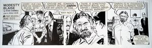 Modesty Blaise daily strip 6426 art by Neville Colvin