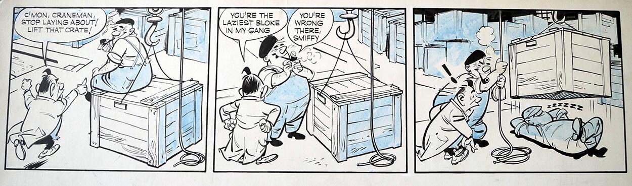 The Flutters daily strip F02 art by Neville Colvin