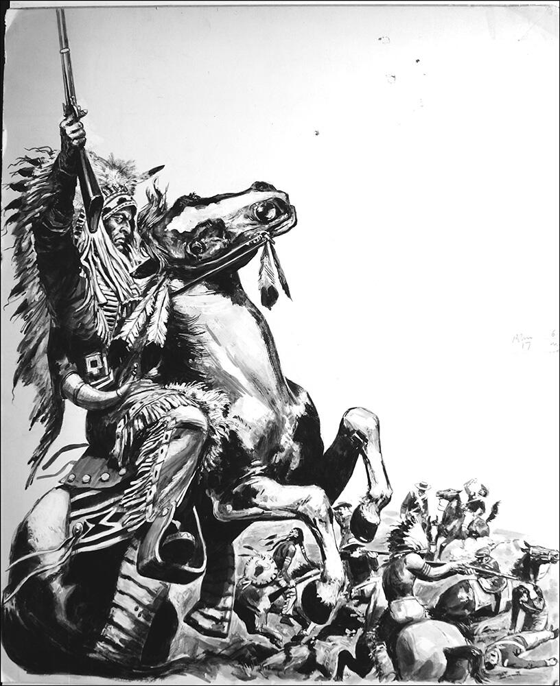 Chief Red Cloud art by Cecil Doughty