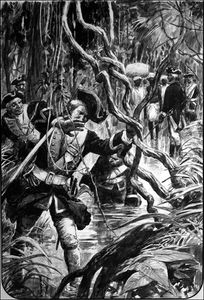 Clive of India - March Through The Jungle art by Cecil Doughty