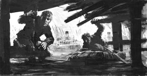 Max Manus Freedom Fighter art by Graham Coton
