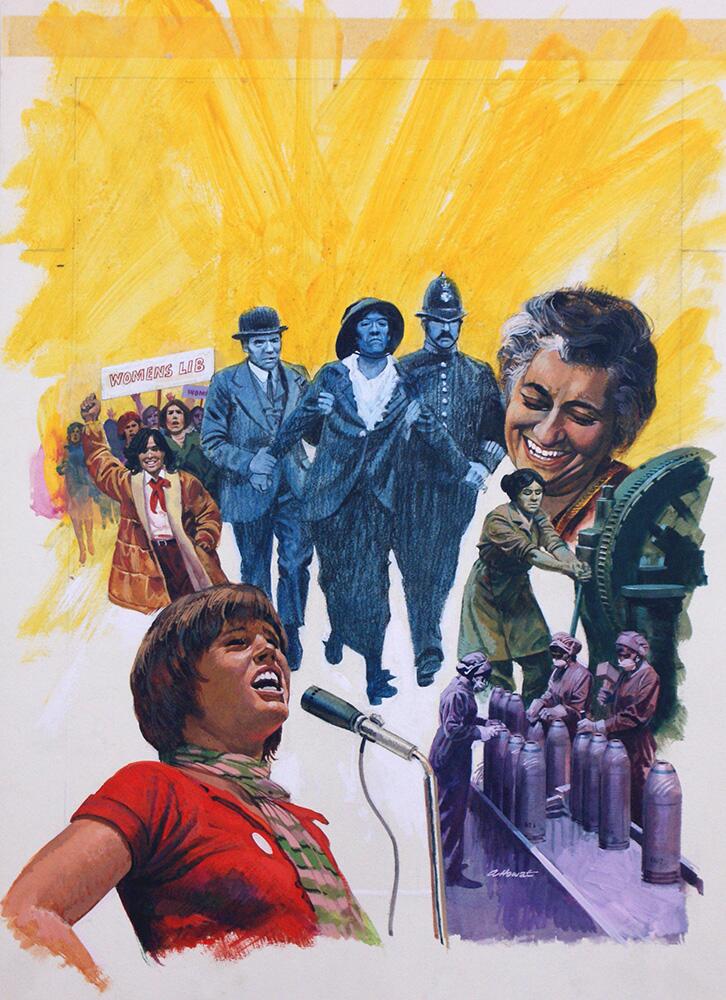 Women and the Vote art by Andrew Howat
