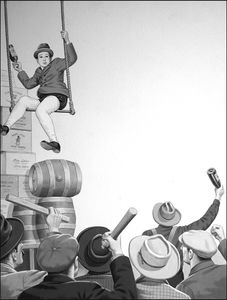 Harry Langdon art by John Keay