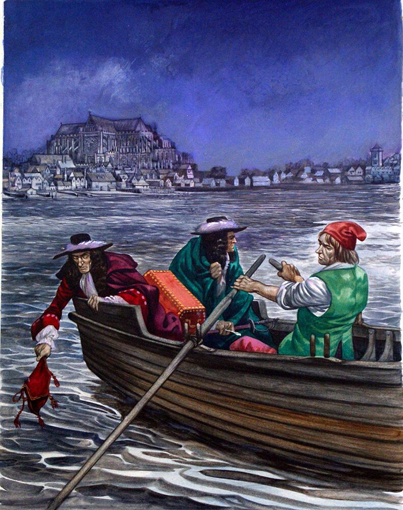 King James Escapes art by Peter Jackson