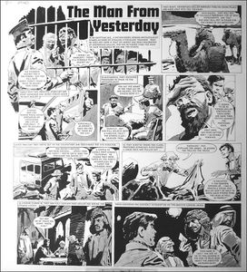 The Man From Yesterday - Behind Bars art by Bill Lacey