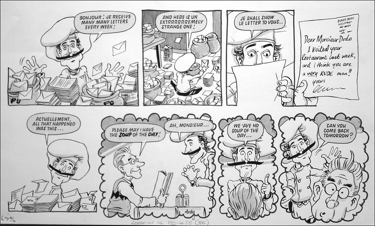 Monsieur Dodo: Post Bag art by Andy Lanning