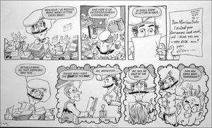 Monsieur Dodo: Post Bag art by Andy Lanning