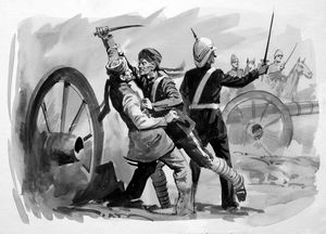 The North West Frontier art by Barrie Linklater