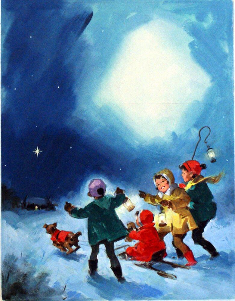 A Christmas Journey art by Colin Merrett