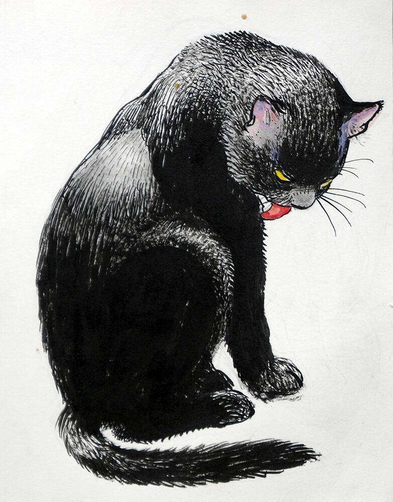 Alice's Cat - Alice in Wonderland 14 art by Philip Mendoza