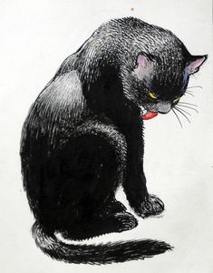 Alice's Cat - Alice in Wonderland 14 art by Philip Mendoza