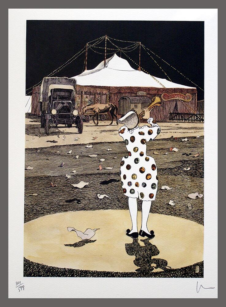 The Clowns  (Fellini) art by Milo Manara
