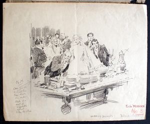Wedding Presents art by Fortunino Matania