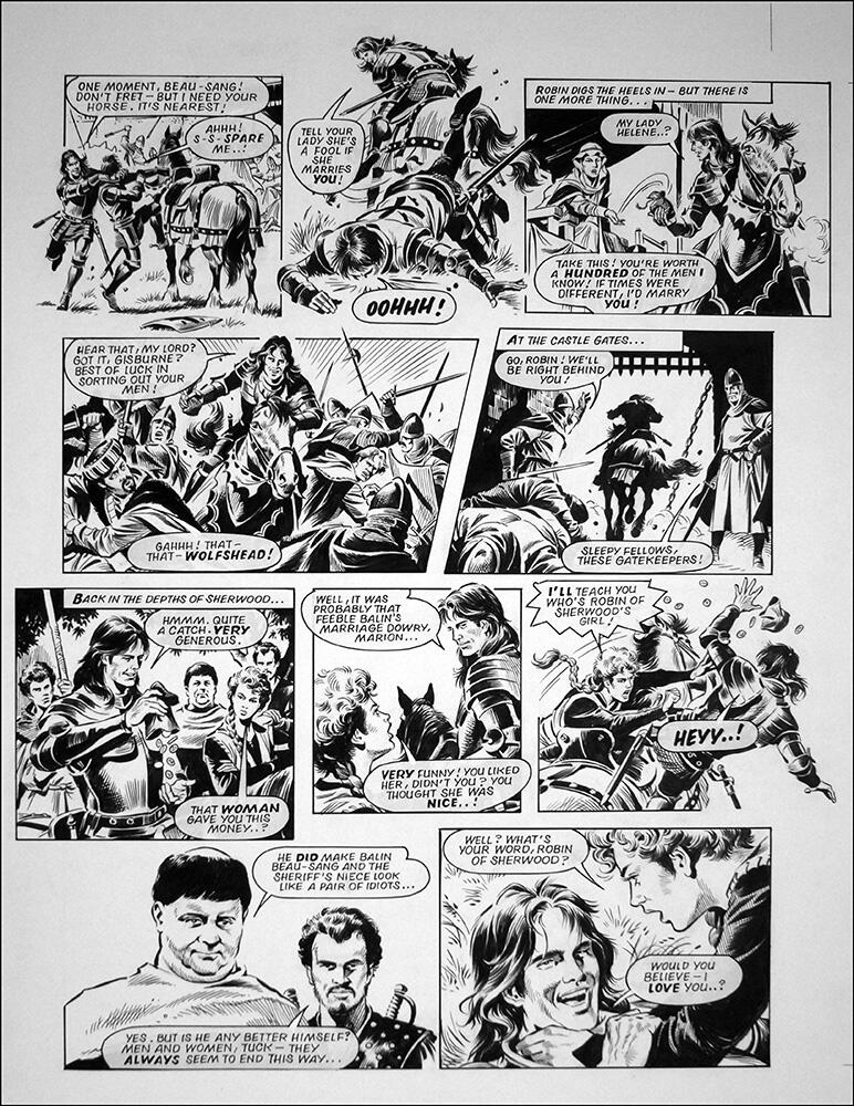2nd page of story art by Mike Noble
