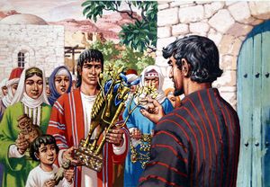 Jacob and the Family Idols art by Patrick Nicolle