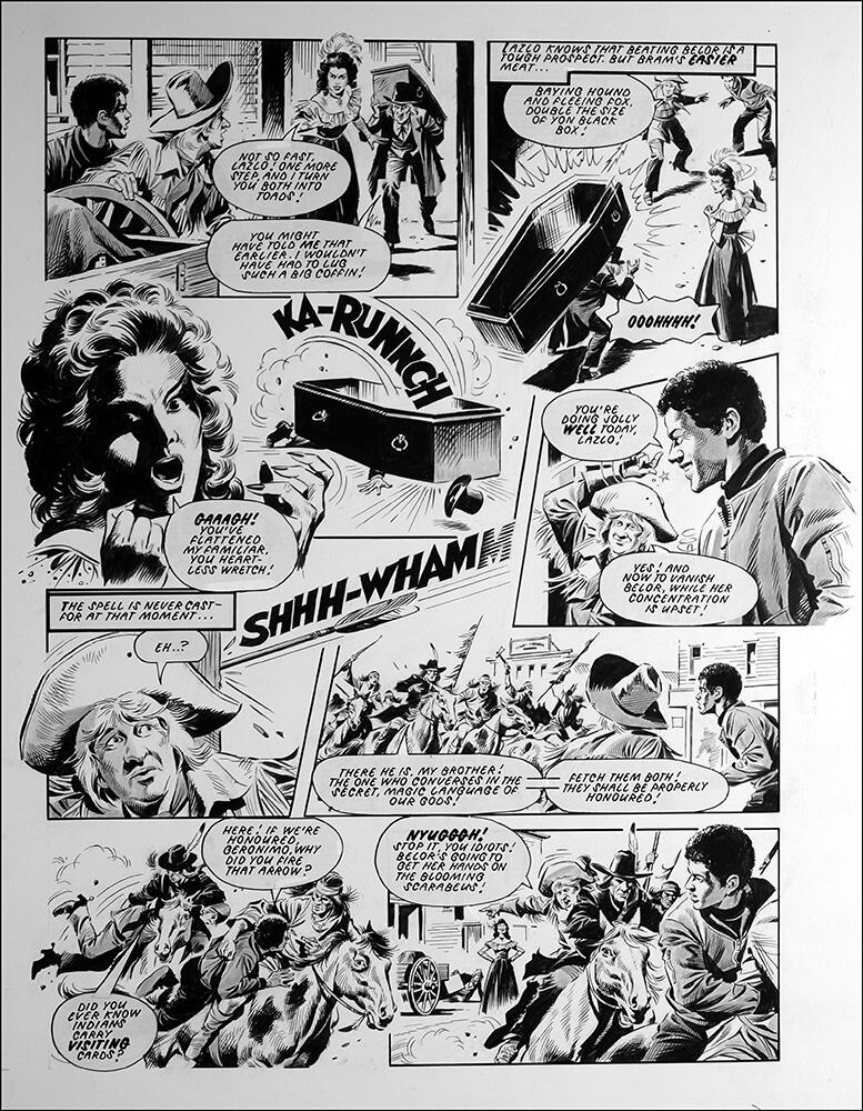 2nd page of episode art by Mike Noble