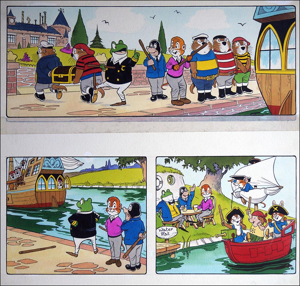 Toad and the Pirates art by Peter Woolcock