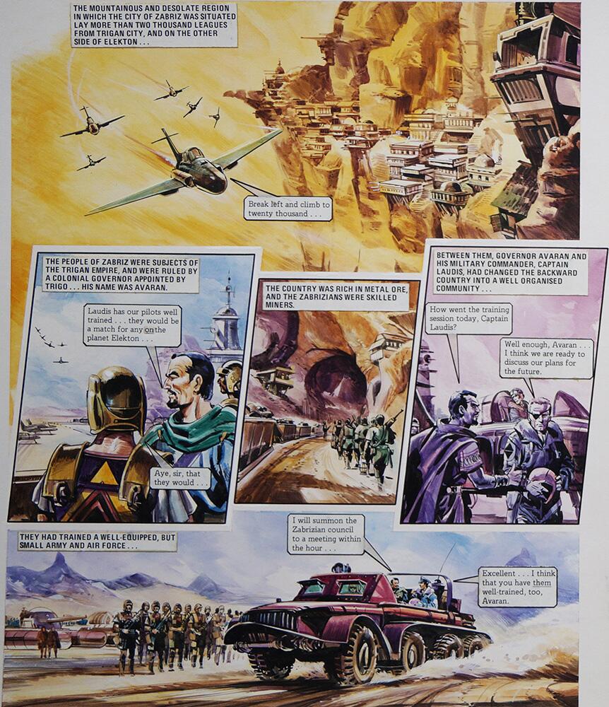 Left Hand Page art by Gerry Wood