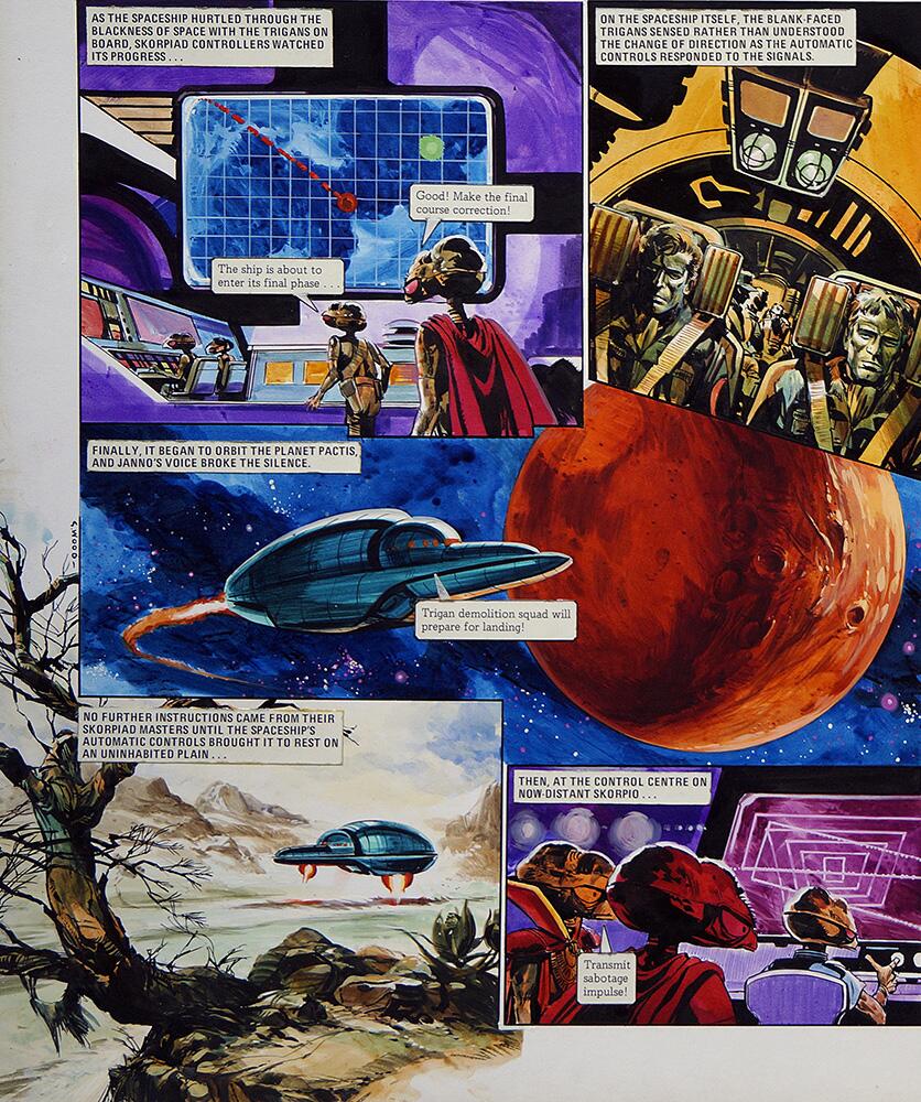 Left Hand Page art by Gerry Wood