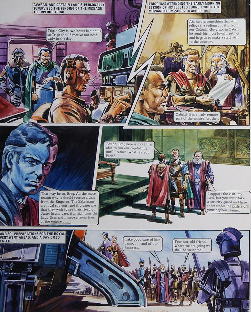 Left Hand Page art by Gerry Wood