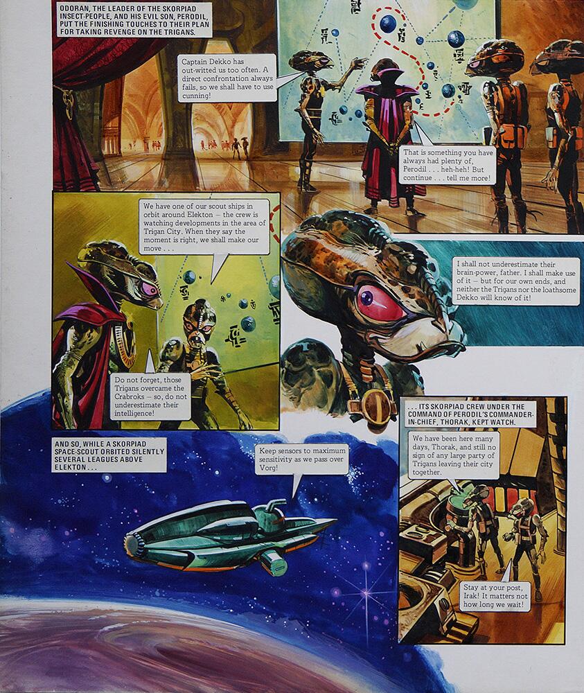 Left Hand Page art by Gerry Wood