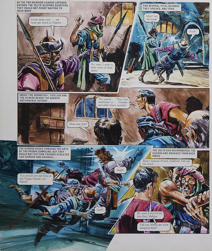 Left Hand Page art by Gerry Wood