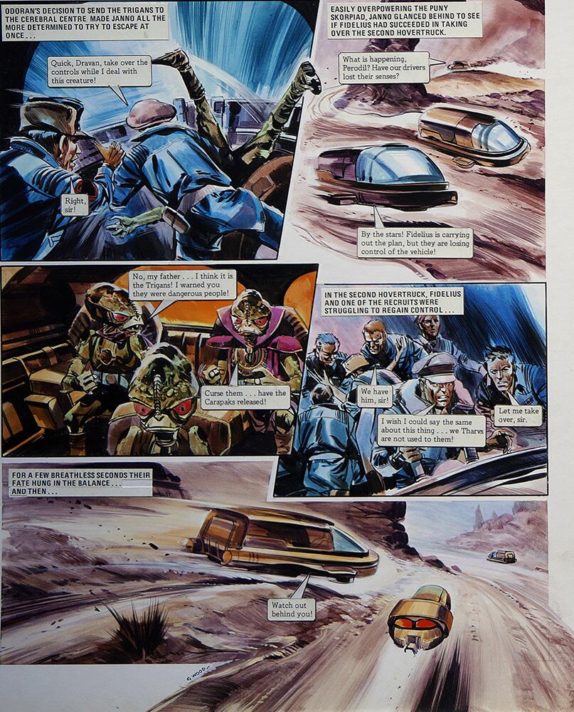 Left Hand Page art by Gerry Wood