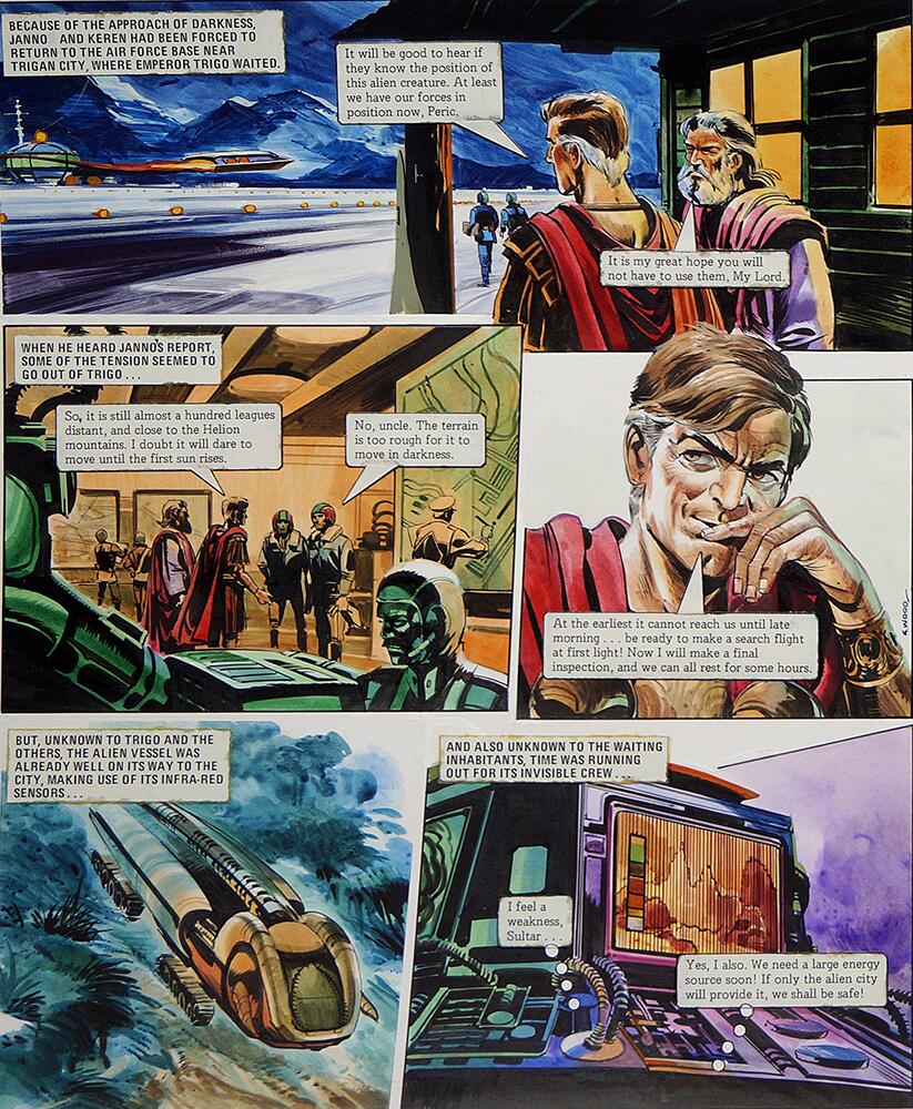 Left Hand Page art by Gerry Wood