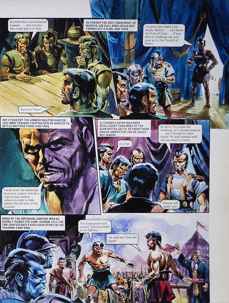 Right Hand Page art by Gerry Wood