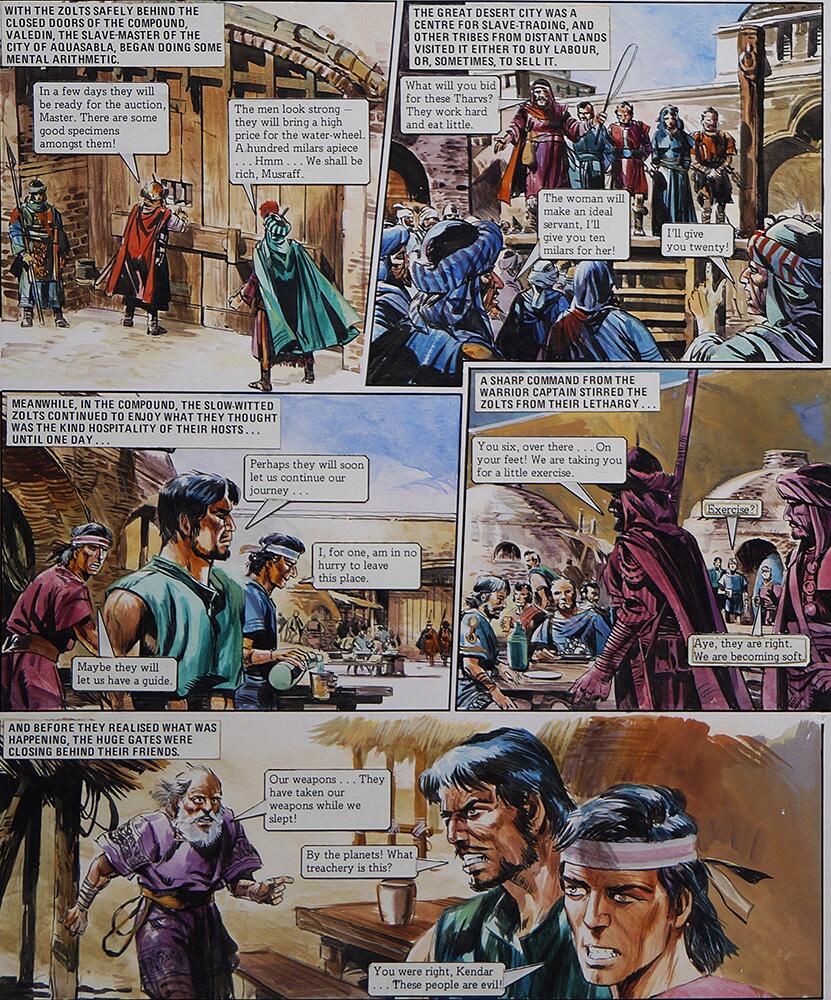 Left Hand Page art by Gerry Wood
