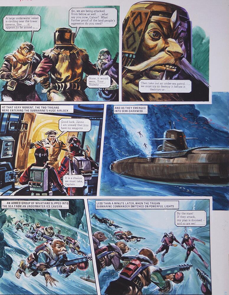 Right Hand Page art by Gerry Wood