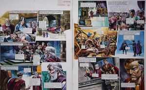 Poisoned from 'The War of The Zolts' (TWO pages) art by Gerry Wood