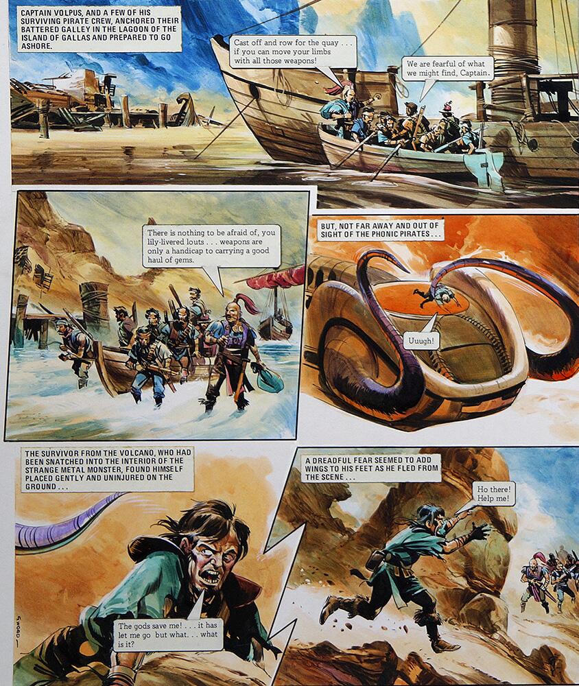 Left Hand Page art by Gerry Wood