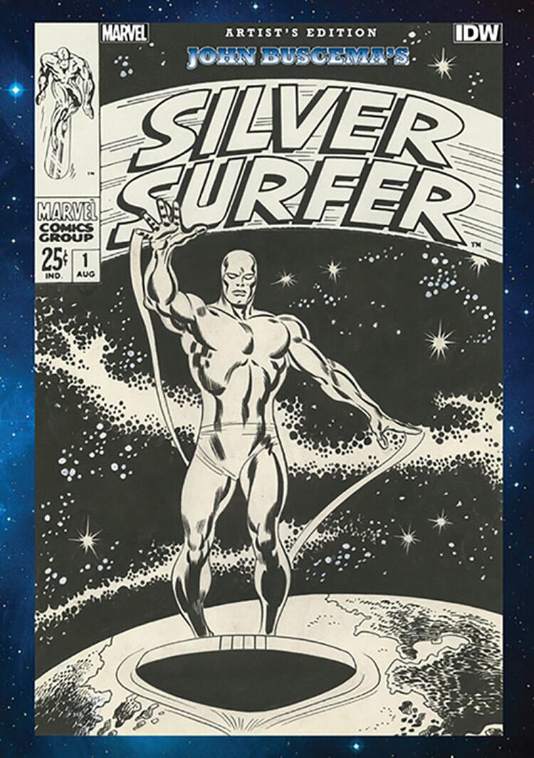 Back Cover, John Buscema's Silver Surfer (Artist's Edition)