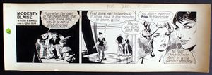 Modesty Blaise #5211 art by Neville Colvin