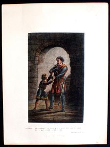 King John: Act IV: Scene I art by Robert Dudley