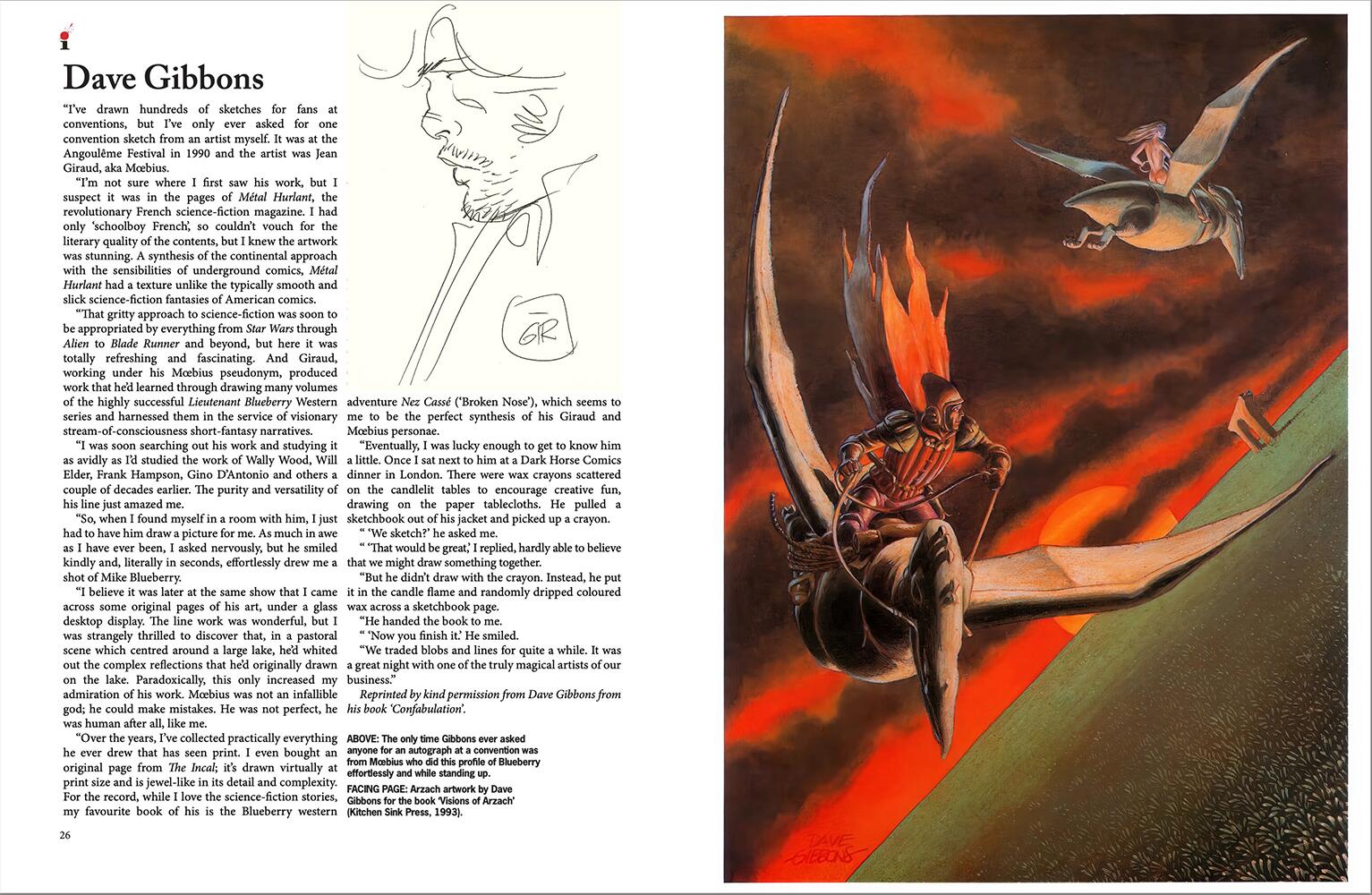 Dave Gibbons and Mœbius, illustrators ANNUAL SUBSCRIPTION Four issues 51 - 54