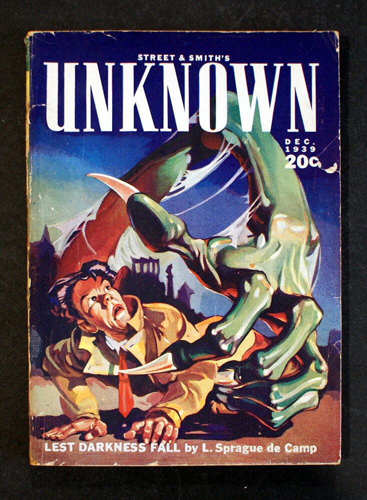 Unknown Fantasy Fiction: December 1939 by L. Sprague de Camp