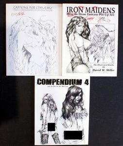 David W. Miller Sketchbooks (3 books)