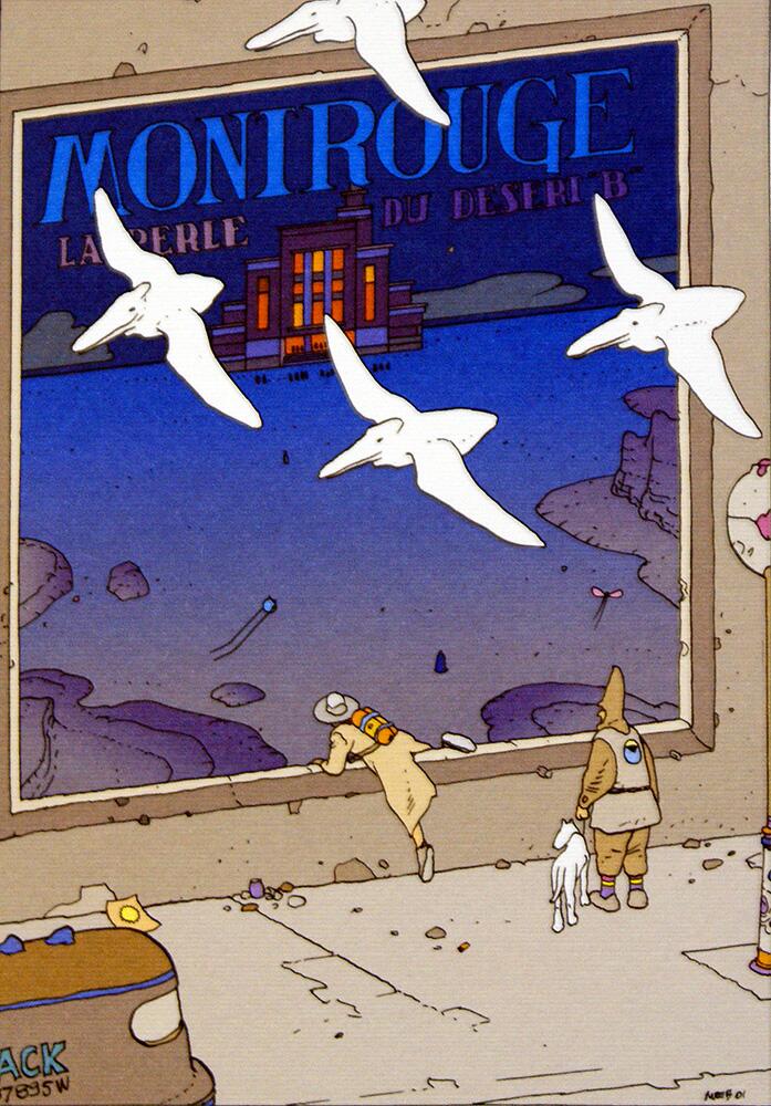 Montrouge In the Picture art by Moebius (Jean Giraud)