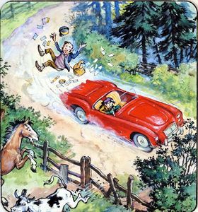 Norman Gnome: Road Hog art by Geoff Squire