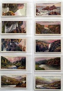 Full Set of 25 Cigarette Cards: Gems of British Scenery (1914) by Various