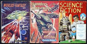 Assorted Science Fiction Pulp Novels (3 BOOKS) by C. M. Kornbluth, Robert A. W. Lowndes, Frederik Pohl, Norman Lazenby, Ray Cosmic, Charles Grey, W. S