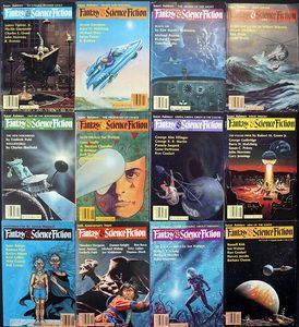 Fantasy & Science Fiction: 1983 (Complete) - Volume 64 & Volume 65, (12 issues)