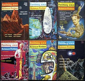 Fantasy & Science Fiction: 1962 - Volume 23, #1 - #6 (6 issues)